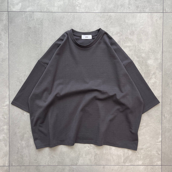【SAMPLE】loose silhouette basic tee / charcoal