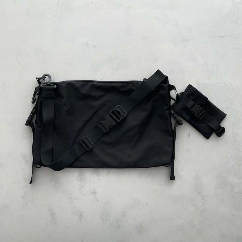 【SAMPLE】mini pouch set sacoshe / blackディティール画像