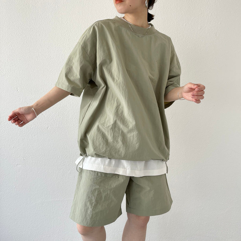 premium nylon setup / light green（プレミアムナイロンセットアップ