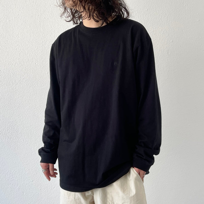 natto logo long sleeve tee / black（ナットロゴロングスリーブ