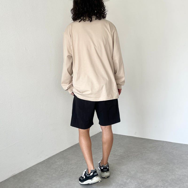 NATAL DESIGNベージュ 長袖シャツ Mサイズ HEMP WIDE TEE 3（Tシャツ/カットソー）｜NATAL DESIGN