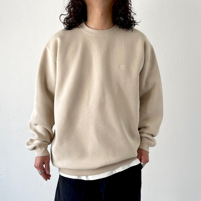 10.0oz natto logo sweat / beige（ナットロゴスウェット / ベージュ ...