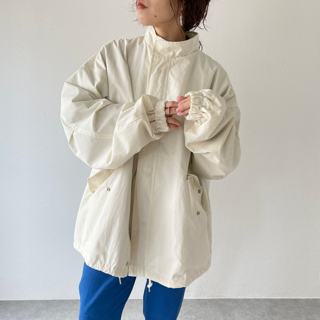 high quality wide silhouette blouson / ivory（ハイクオリティ