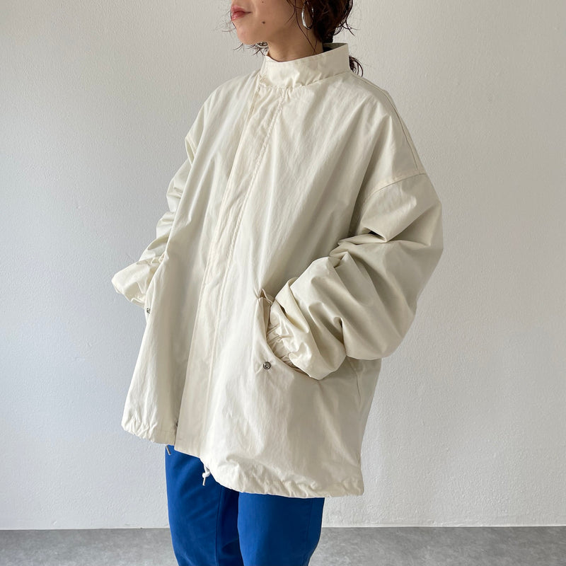 high quality wide silhouette blouson / ivory（ハイクオリティ