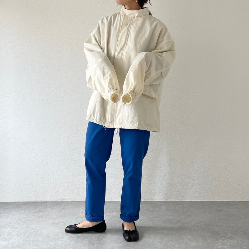 high quality wide silhouette blouson / ivory（ハイクオリティ