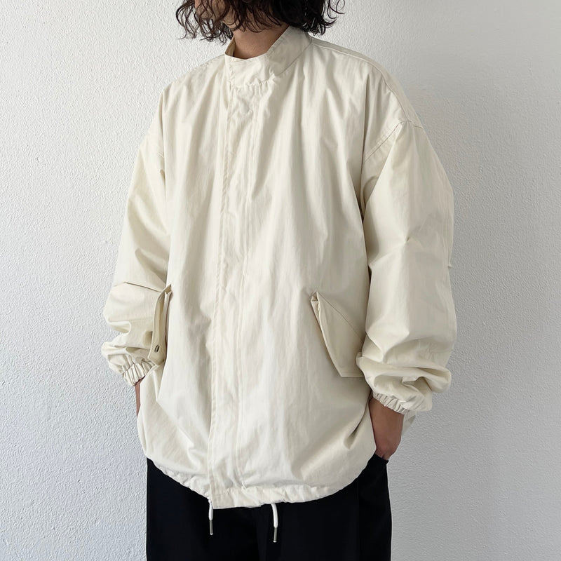 high quality wide silhouette blouson / ivory（ハイクオリティ