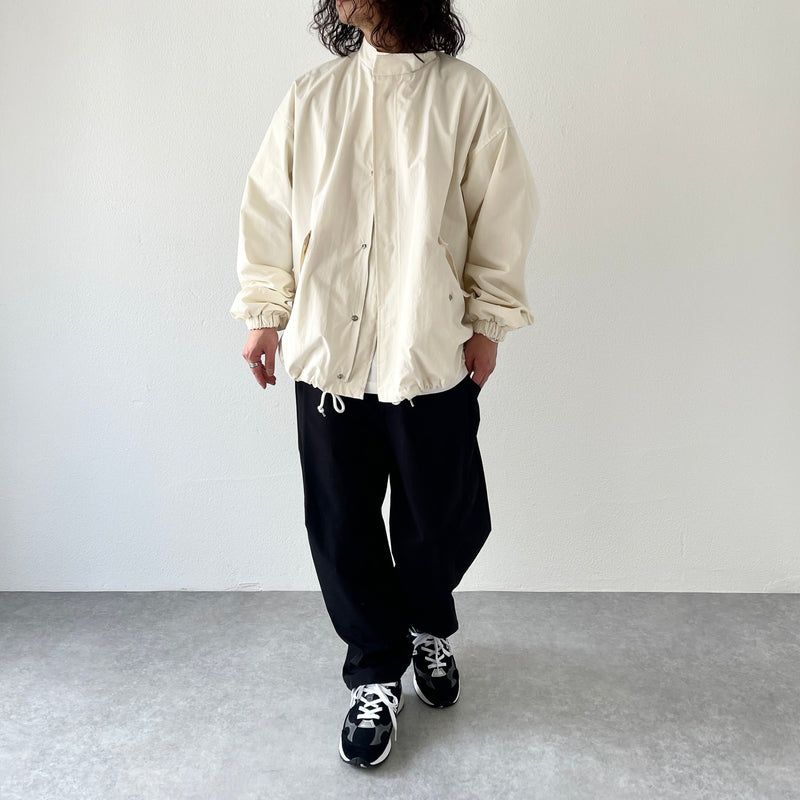 high quality wide silhouette blouson / ivory（ハイクオリティ