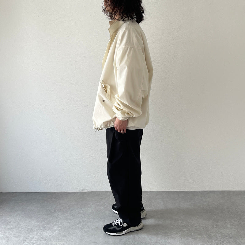 high quality wide silhouette blouson / ivory（ハイクオリティ