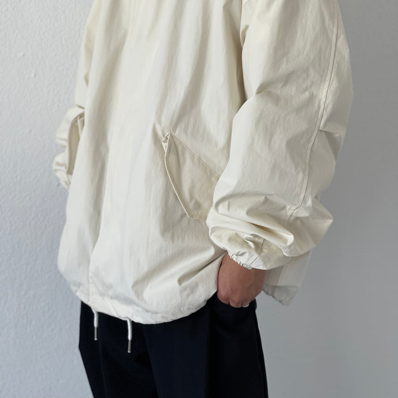 high quality wide silhouette blouson / ivory（ハイクオリティ