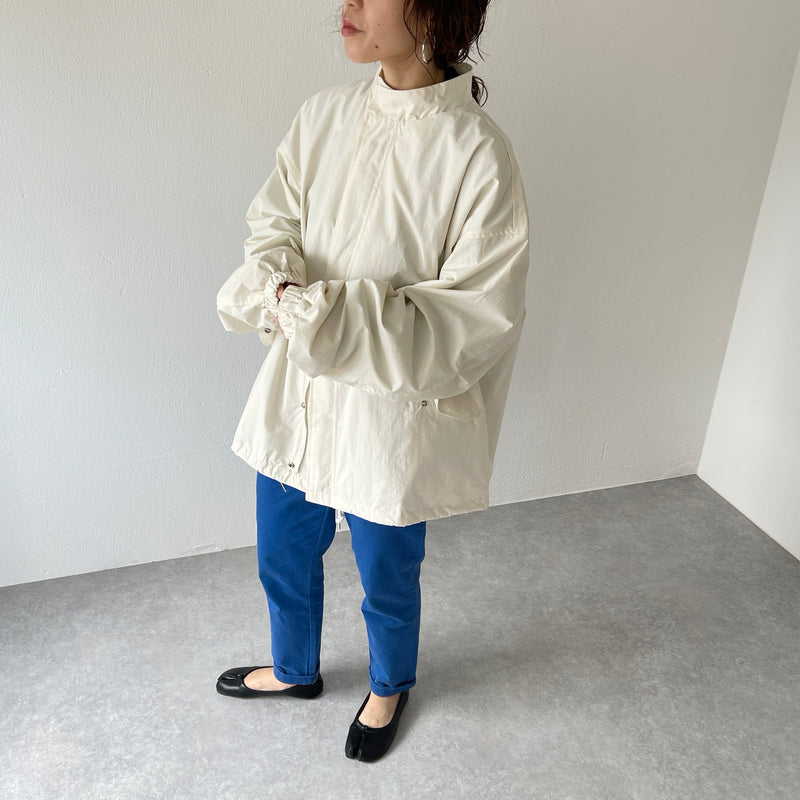 high quality wide silhouette blouson / ivory（ハイクオリティ 