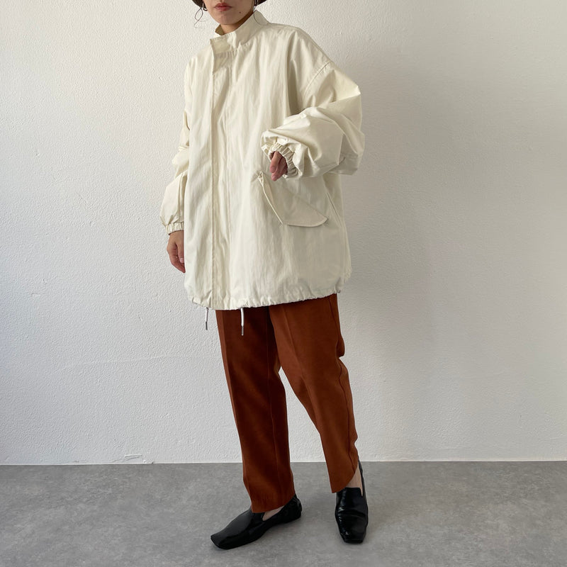 high quality wide silhouette blouson / ivory（ハイクオリティ