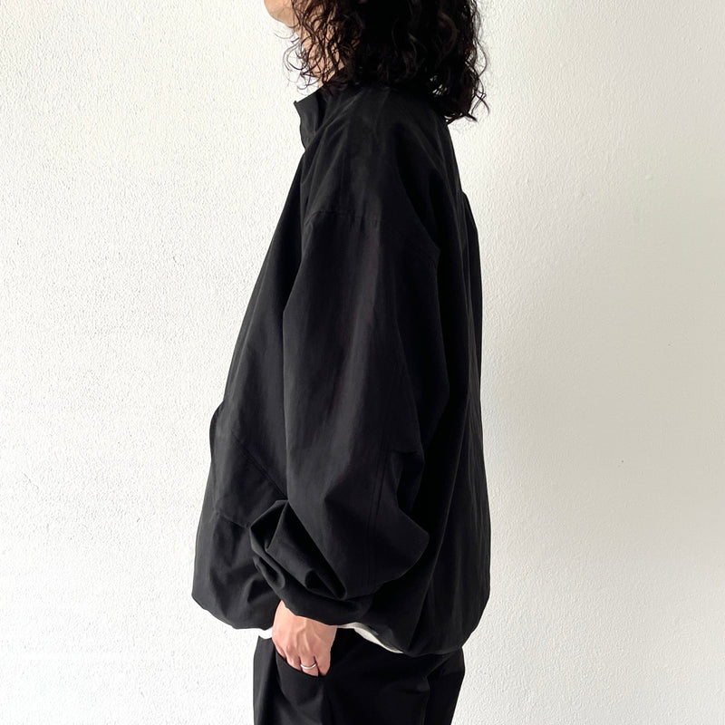 high quality wide silhouette blouson / black（ハイクオリティ