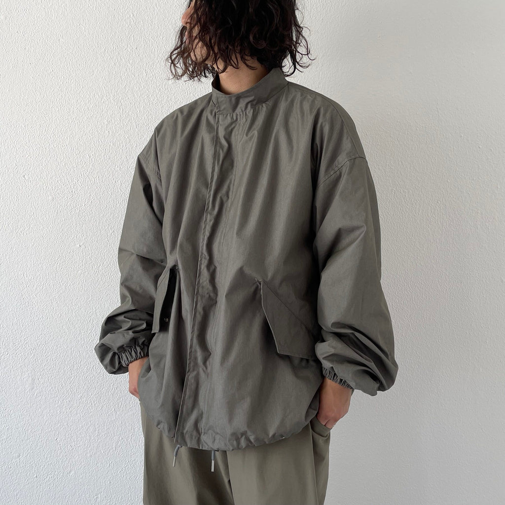 high quality wide silhouette blouson / olive（ハイクオリティ 