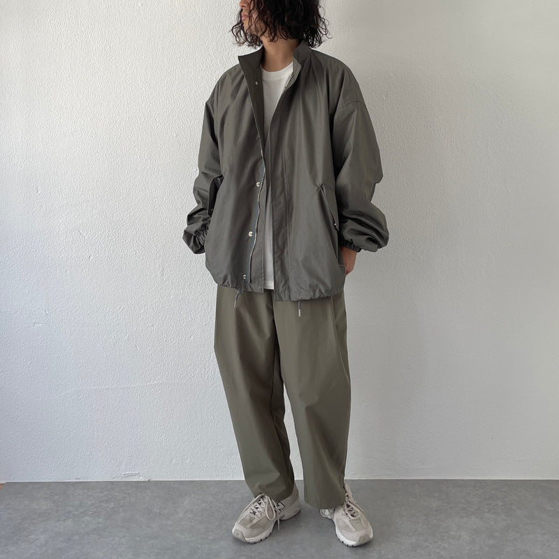 high quality wide silhouette blouson / olive（ハイクオリティ