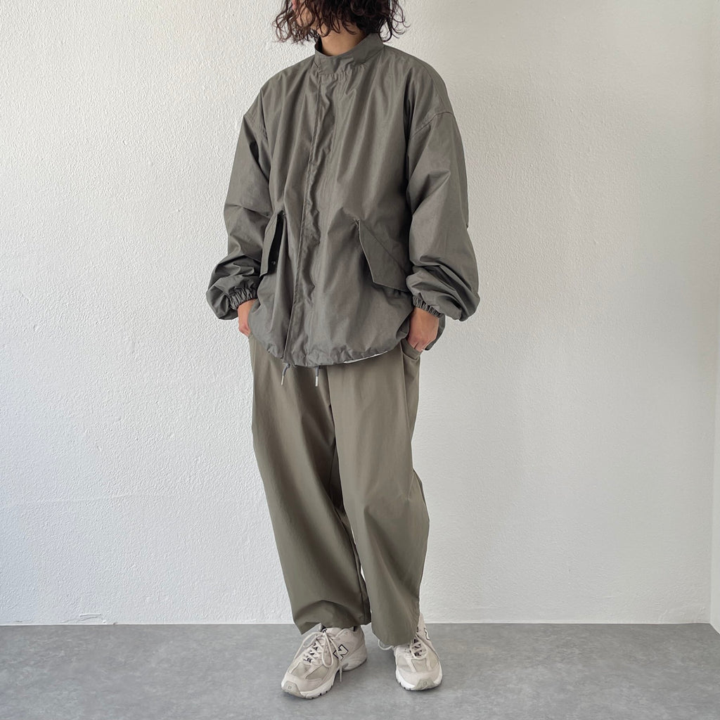 high quality wide silhouette blouson / olive（ハイクオリティ 