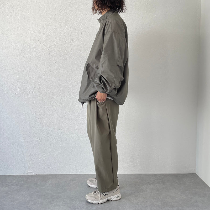 high quality wide silhouette blouson / olive（ハイクオリティ ...