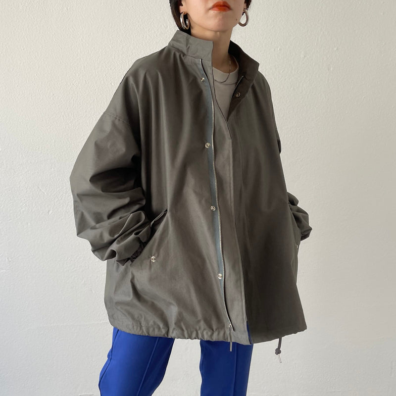 high quality wide silhouette blouson / olive（ハイクオリティ