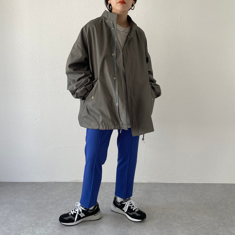 high quality wide silhouette blouson / olive（ハイクオリティ