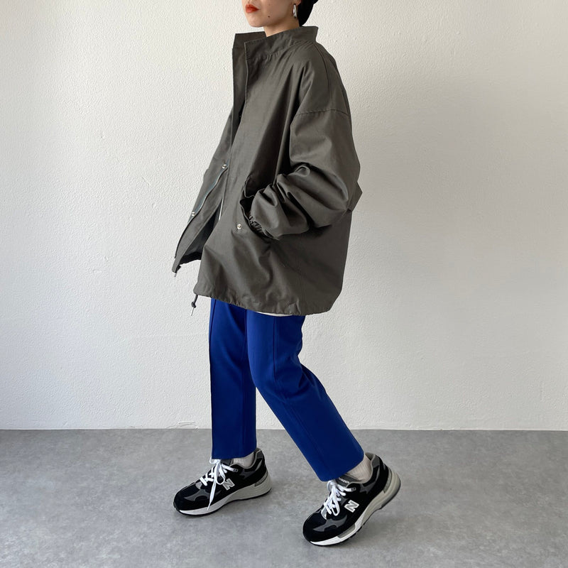 high quality wide silhouette blouson / olive（ハイクオリティ 
