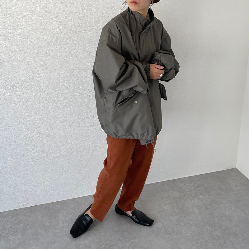 high quality wide silhouette blouson / olive（ハイクオリティ