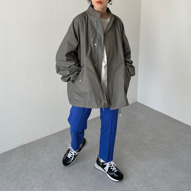 high quality wide silhouette blouson / olive（ハイクオリティ 