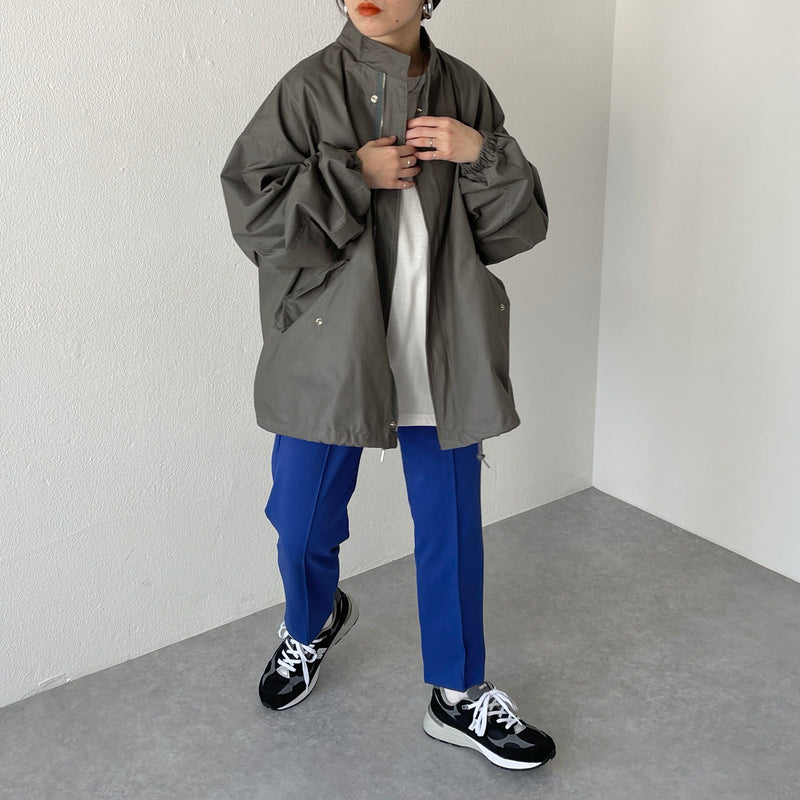 high quality wide silhouette blouson / olive（ハイクオリティ ...