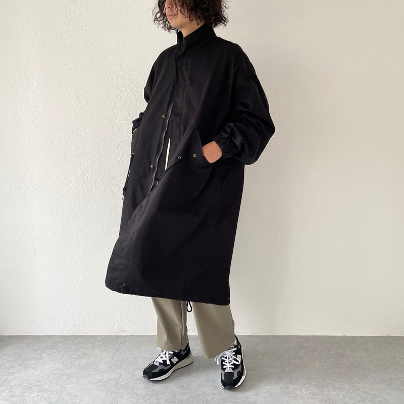 vintage like military mods coat M-65 / black（ビンテージライク 