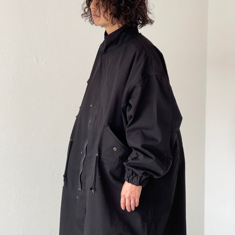 vintage like military mods coat M-65 / black（ビンテージライク 