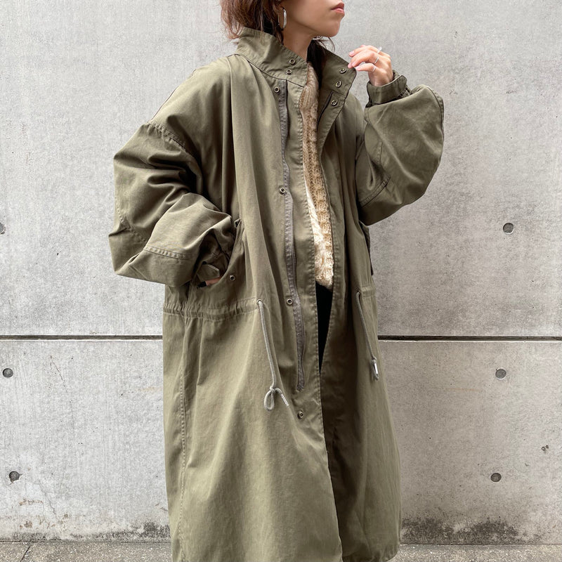vintage like military mods coat M-65 / olive(ビンテージライク