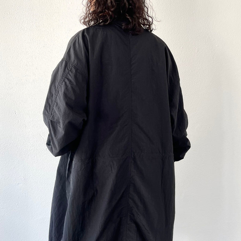 loose silhouette military mods coat / black（ルーズ