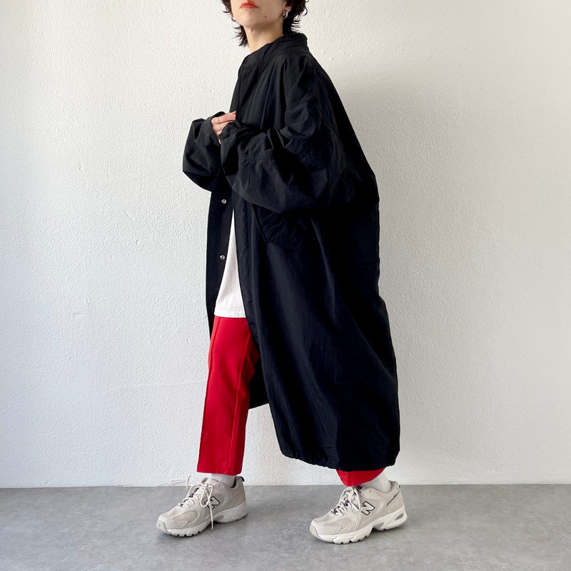 natto ブラック モッズコート loose silhouette military mods coat / black（ルーズ