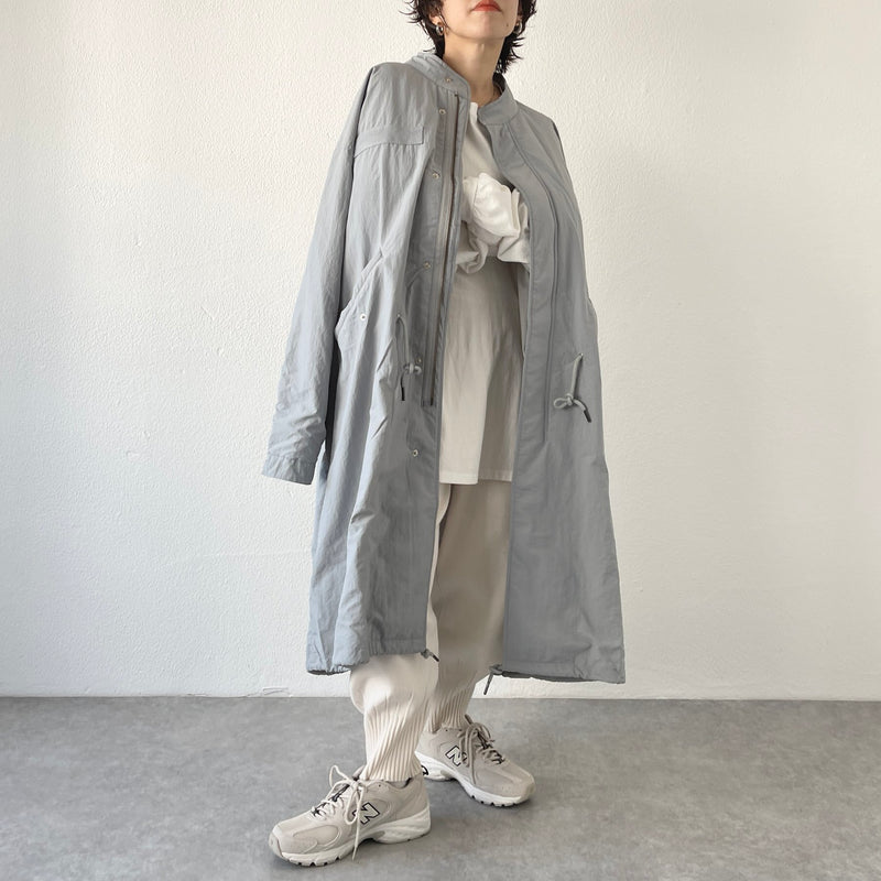 loose silhouette military mods coat / gray（ルーズシルエット
