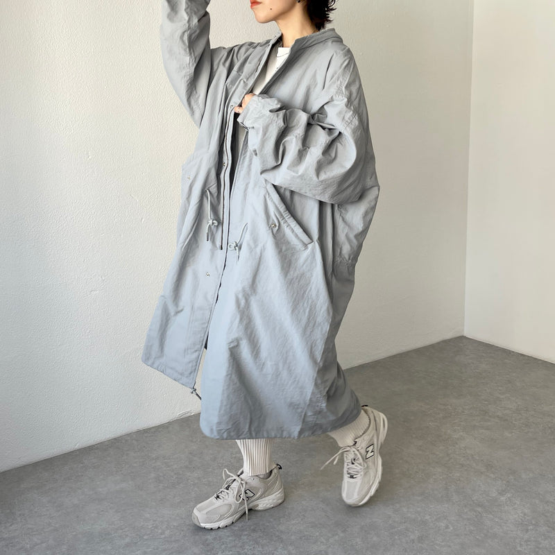 loose silhouette military mods coat / gray（ルーズシルエット