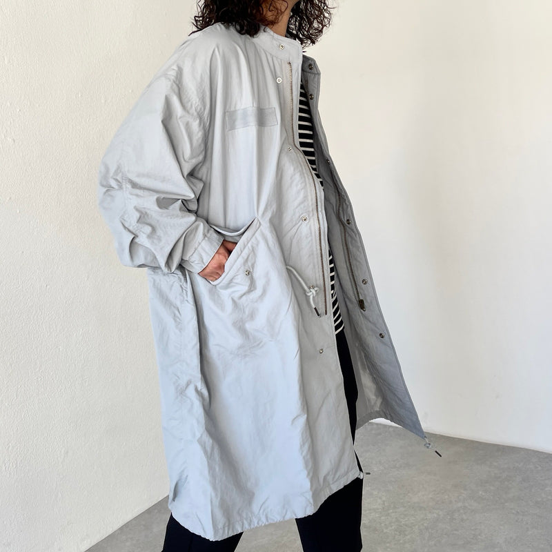 loose silhouette military mods coat / gray（ルーズシルエット