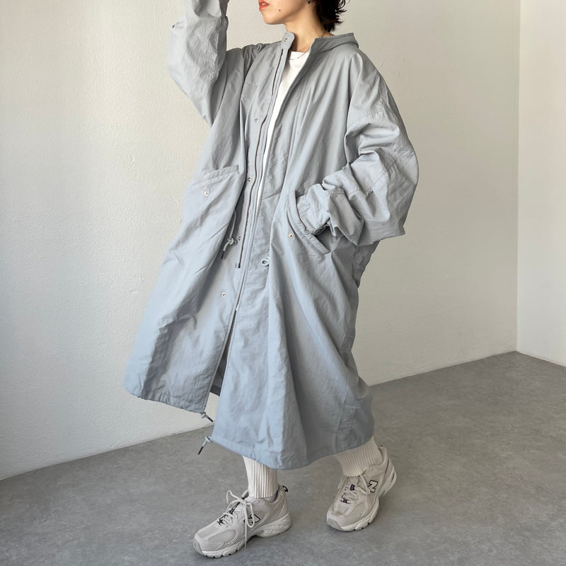 メンズciatre mods coat BLUE GRAY モッズコート - モッズコート