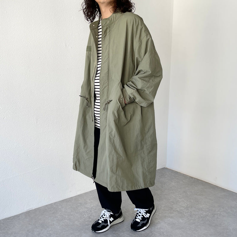 loose silhouette military mods coat / olive（ルーズシルエットミリタリーモッズコート / オリーブ） |  natto | ナット 公式オンラインショップ