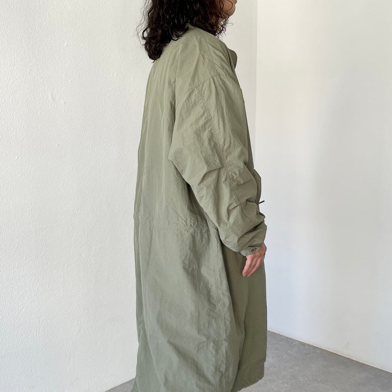 loose silhouette military mods coat / oliveルーズシルエット