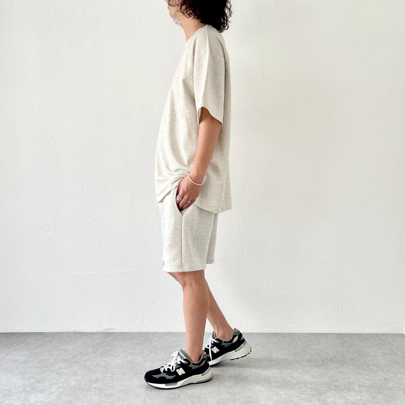 relax sweat shorts / beige（リラックススウェットショーツ