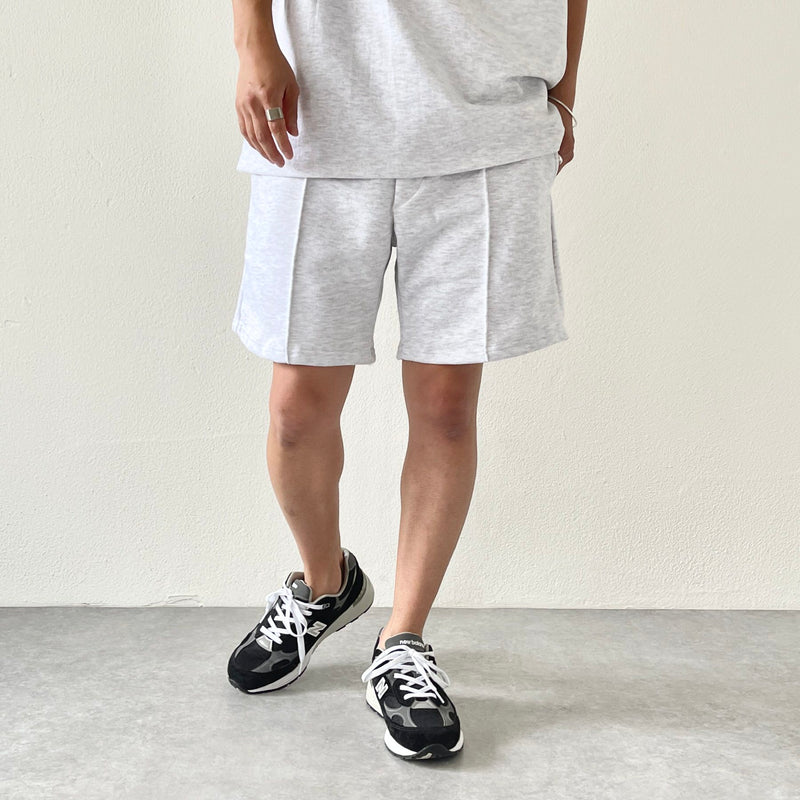 relax sweat shorts / light gray（リラックススウェットショーツ