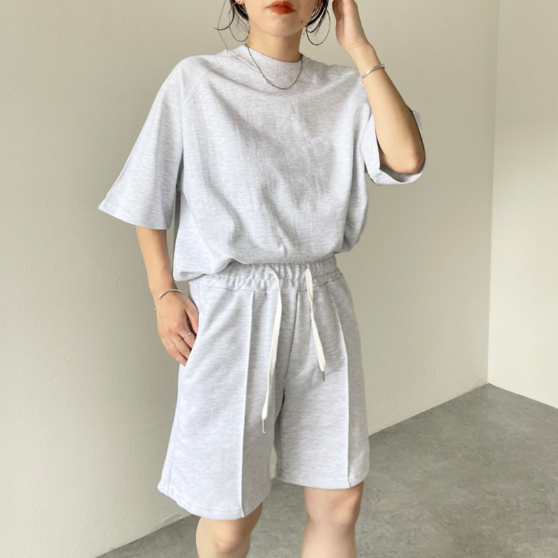 relax sweat shorts / light gray（リラックススウェットショーツ