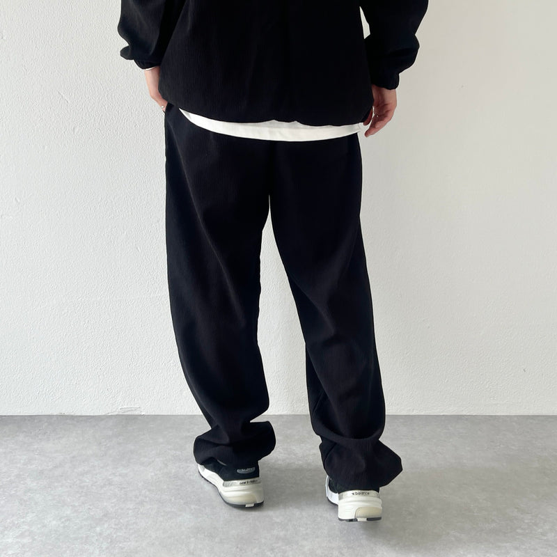 premium slab pants / black（プレミアムスラブパンツ / ブラック
