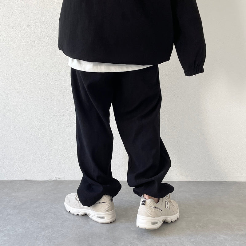 premium slab pants / black（プレミアムスラブパンツ