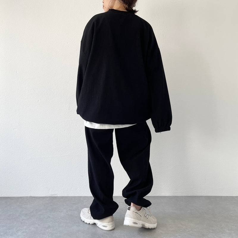 premium slab pants / black（プレミアムスラブパンツ / ブラック