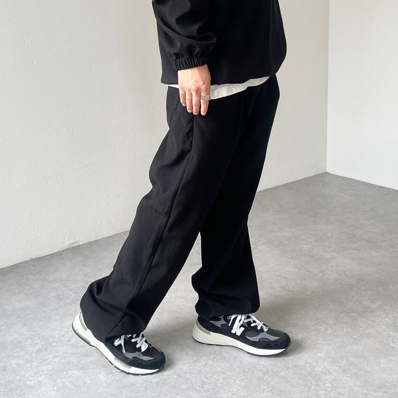 premium slab pants / black（プレミアムスラブパンツ / ブラック