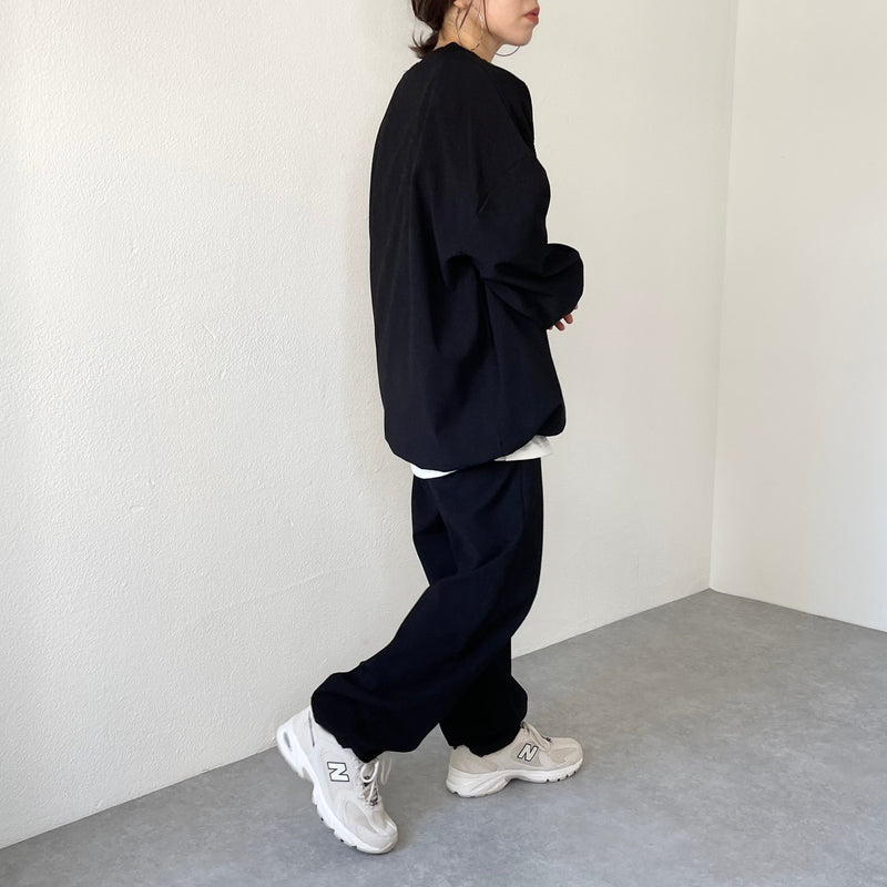 natto premium slab set up / black フリーサイズ premium slab pants / black（プレミアムスラブパンツ / ブラック
