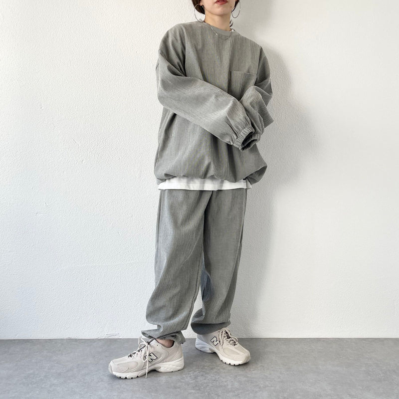 premium slab pants / gray（プレミアムスラブパンツ / グレー