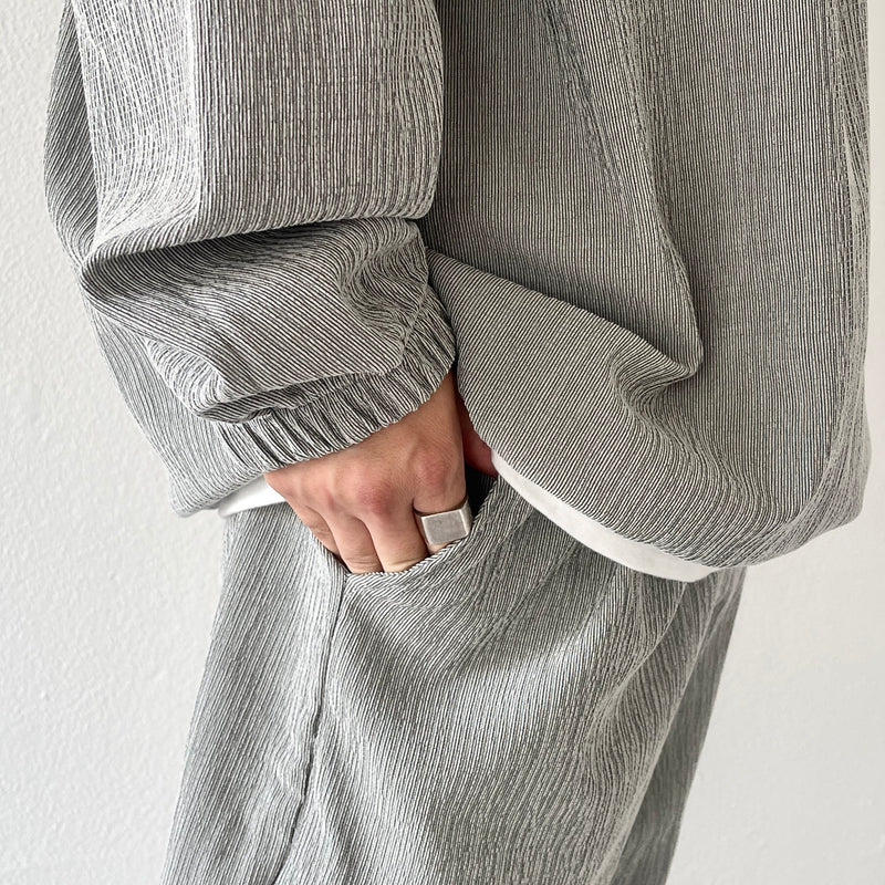 premium slab pants / gray（プレミアムスラブパンツ / グレー