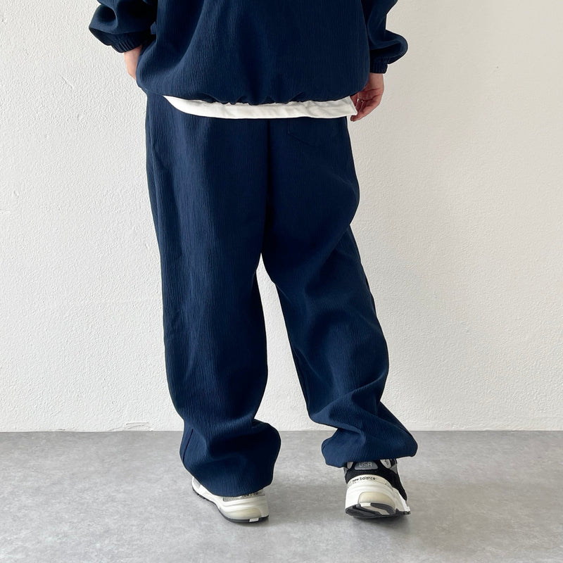 premium slab pants / navy（プレミアムスラブパンツ / ネイビー