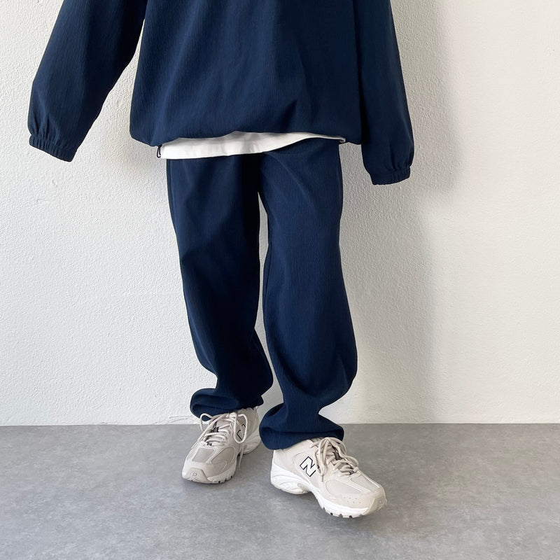 premium slab pants / navy（プレミアムスラブパンツ / ネイビー