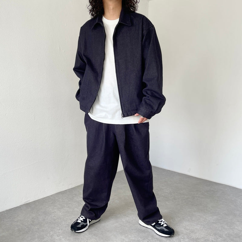 2tuck wide denim pants / indigo（2タックワイドデニムパンツ / インディゴ） | natto | ナット  公式オンラインショップ